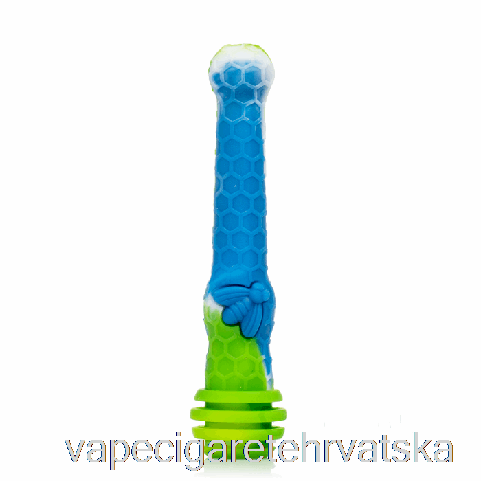 Vape Cigarete Stratus Honey Dipper Silikon Dab Straw Sea (plavo/zeleno/bijelo)